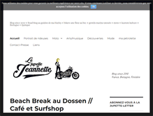 Tablet Screenshot of lajupettedejeannette.com